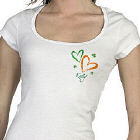 Hearts & Luck Personalized Ladies Baby Tee